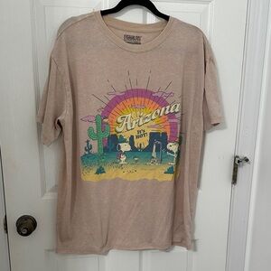 Peanuts Beige Arizona Graphic Tee